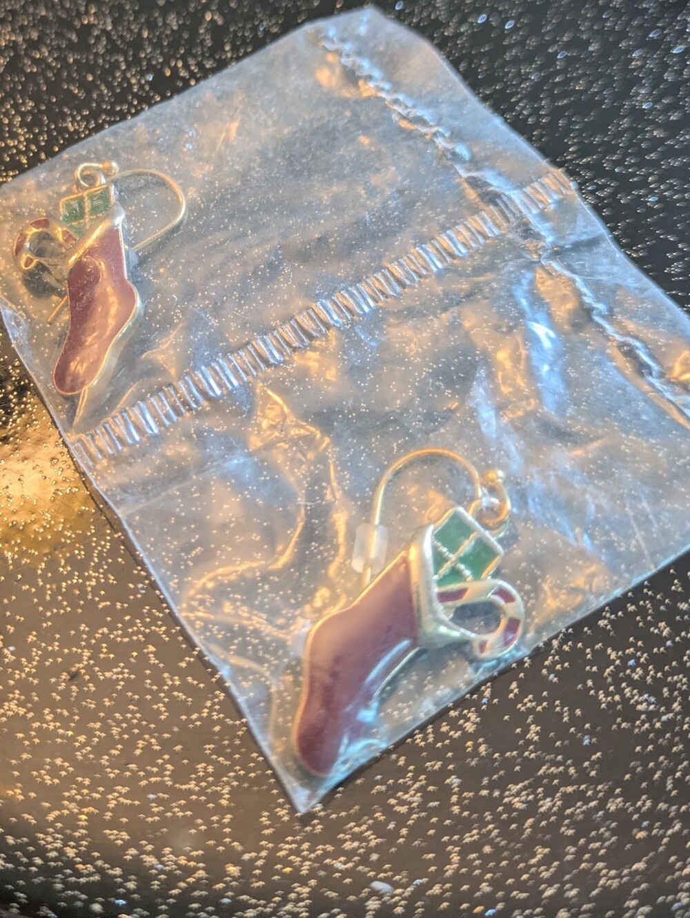 31.  Stocking Earrings (3for$12/Free With $50.00 Purchase)